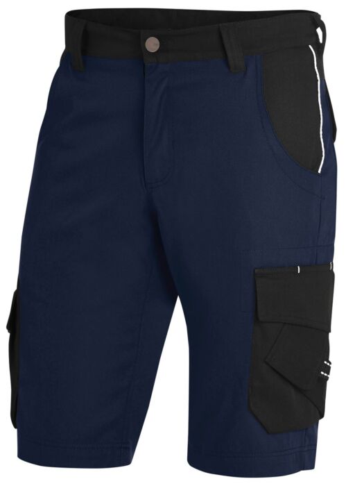 FHB Theo Bermuda Twill Marineblauw-Zwart