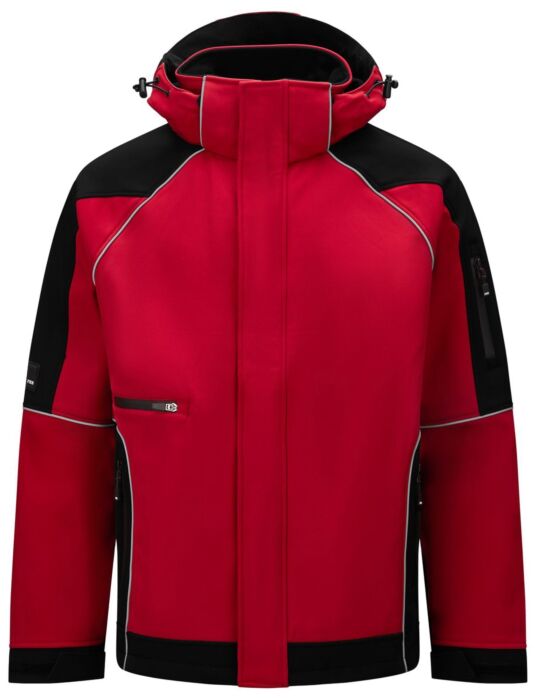 FHB Walter Softshell-Jack Rood-Zwart