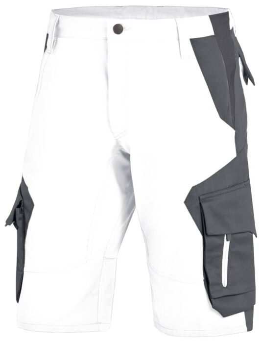 FHB Wulf Bermuda Wit-Antraciet