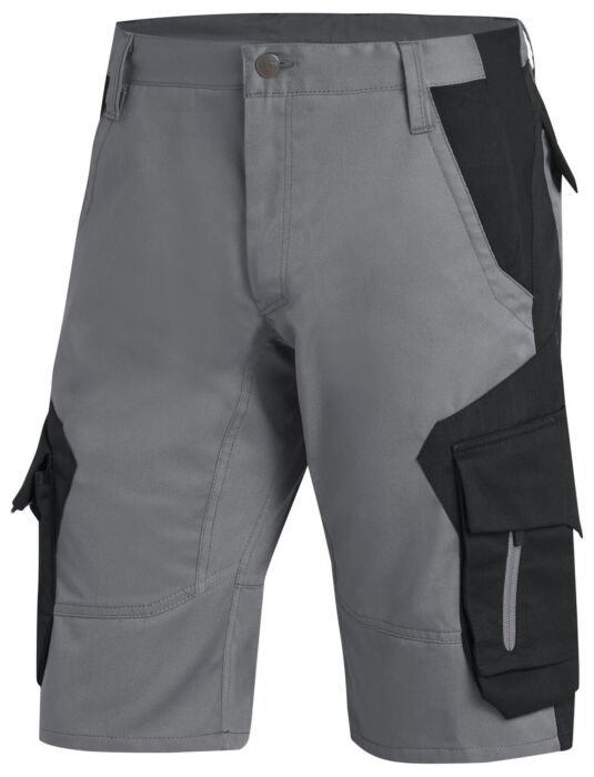 FHB Wulf Bermuda Grijs-Zwart