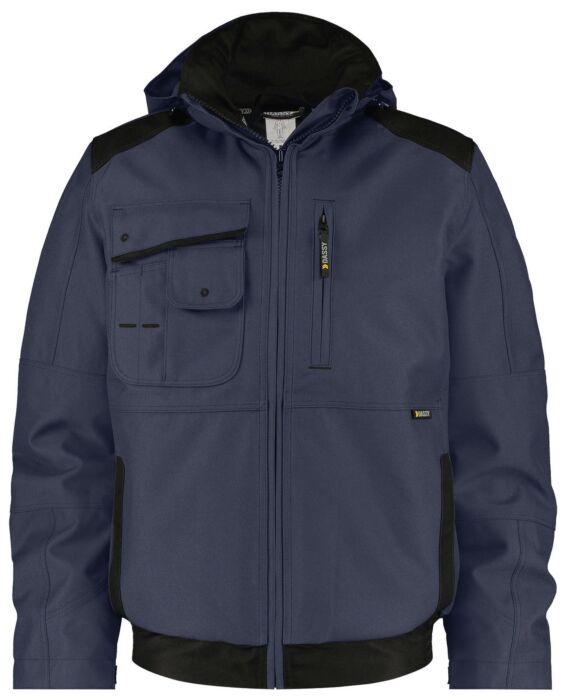 DASSY® Austin Canvas winterjas Nachtblauw/Zwart