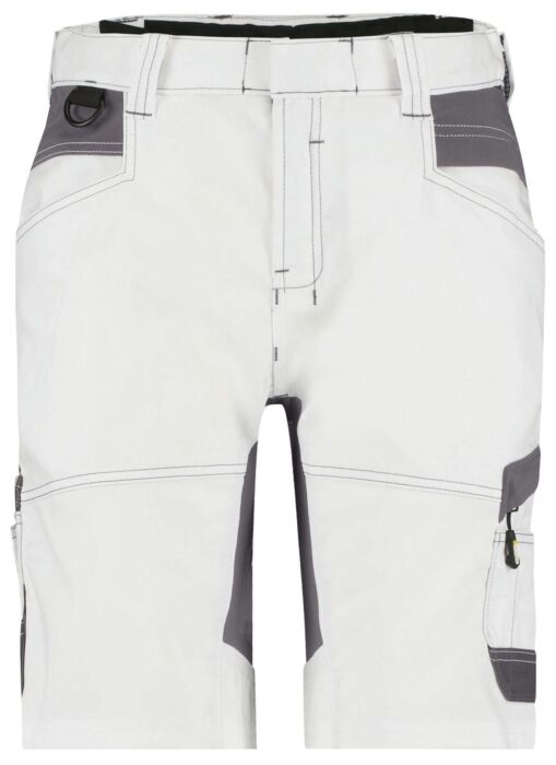 DASSY® Axis Painters Women Schildersshort met stretch voor dames Wit/Antracietgrijs