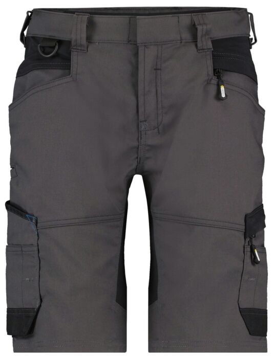 DASSY® Axis Women Werkshort met stretch voor dames Antracietgrijs/Zwart