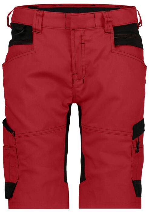DASSY® Axis Women Werkshort met stretch voor dames Rood/Zwart