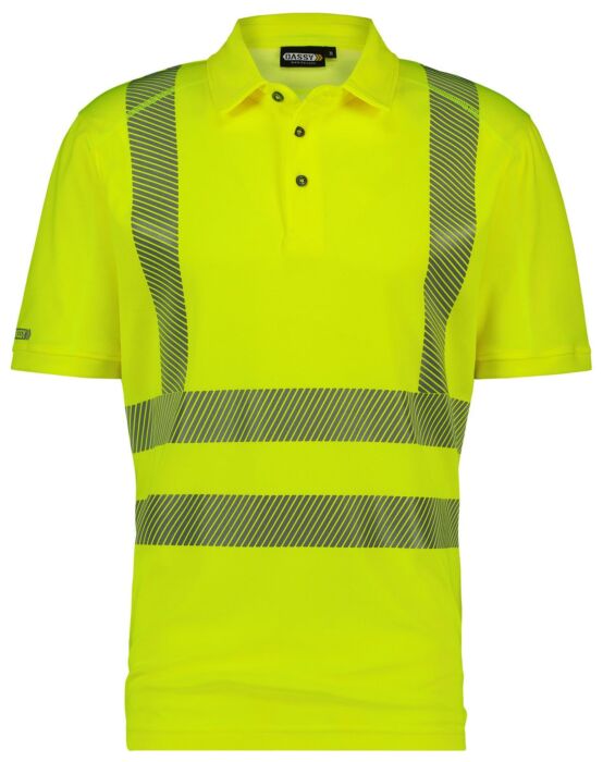 DASSY® Brandon Hogezichtbaarheids-UV-polo Fluogeel