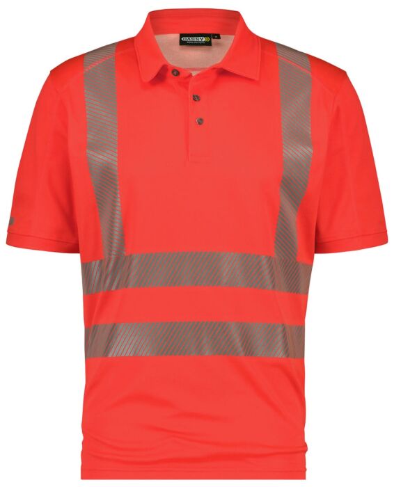 DASSY® Brandon Hogezichtbaarheids-UV-polo Fluorood