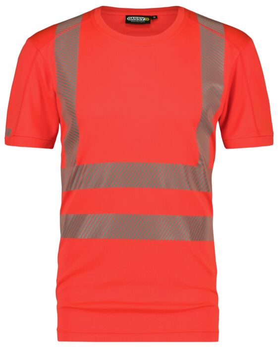 DASSY® Carter Hogezichtbaarheids-UV-T-shirt Fluorood