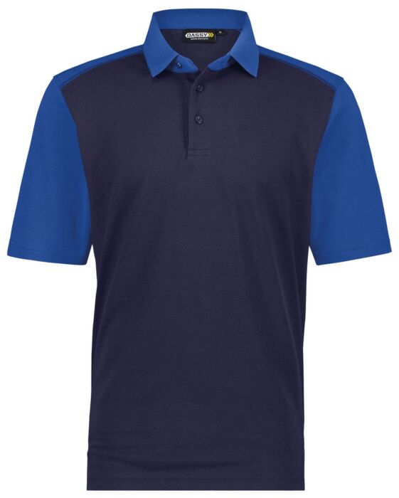 DASSY® Cesar Tweekleurige polo Marineblauw/Korenblauw