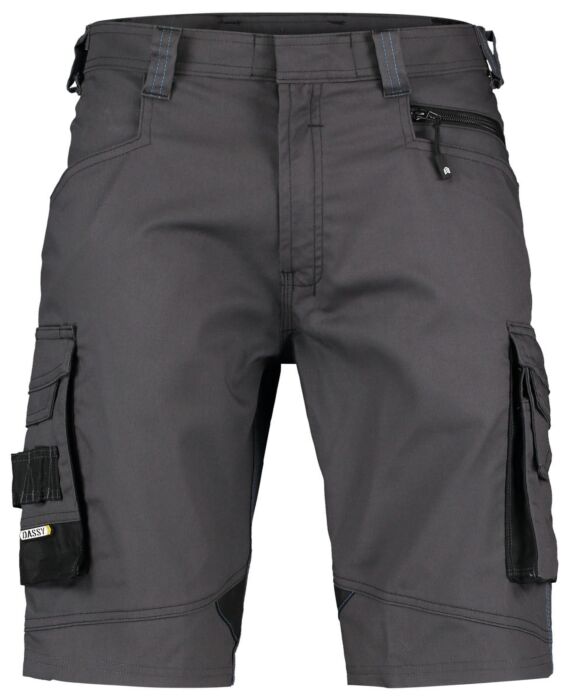 DASSY® Cosmic Werkshort Antracietgrijs/Zwart