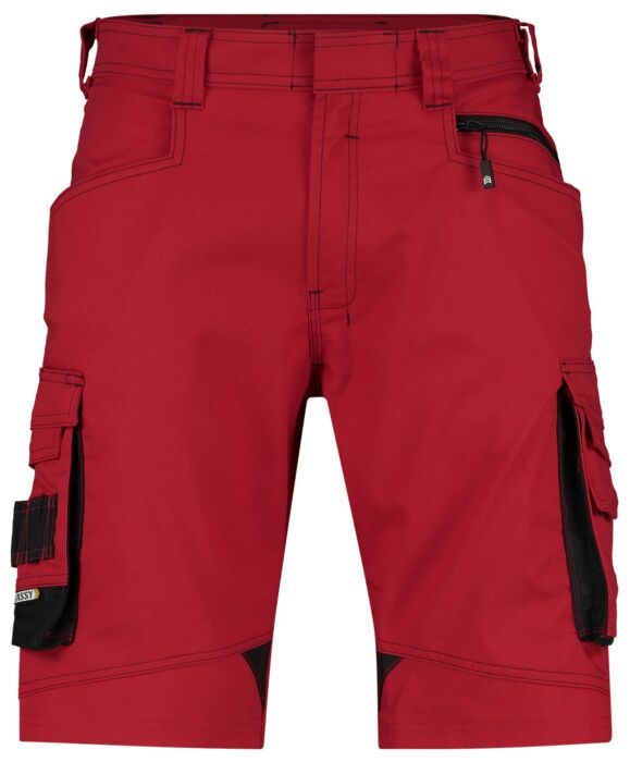 DASSY® Cosmic Werkshort Rood/Zwart