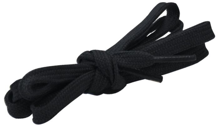 DASSY® Leos 120CM Platte veters 120cm (per 5 paar) Zwart