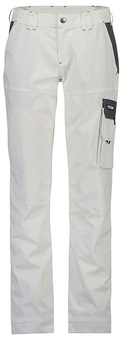 DASSY® Nashville Women Tweekleurige werkbroek voor dames Wit/Cementgrijs