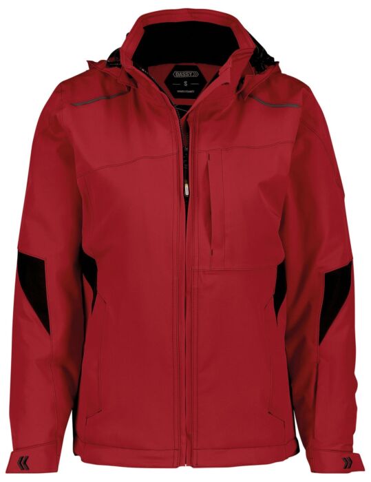 DASSY® Nordix Women Stretch winterjas voor dames Rood