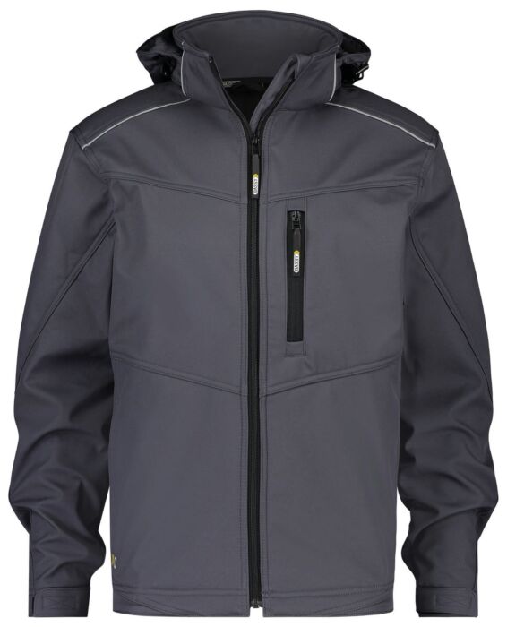 DASSY® Tavira Softshelljas Cementgrijs