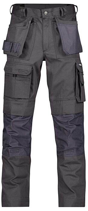 DASSY® Texas Canvas holsterzakkenbroek met kniezakken Cementgrijs