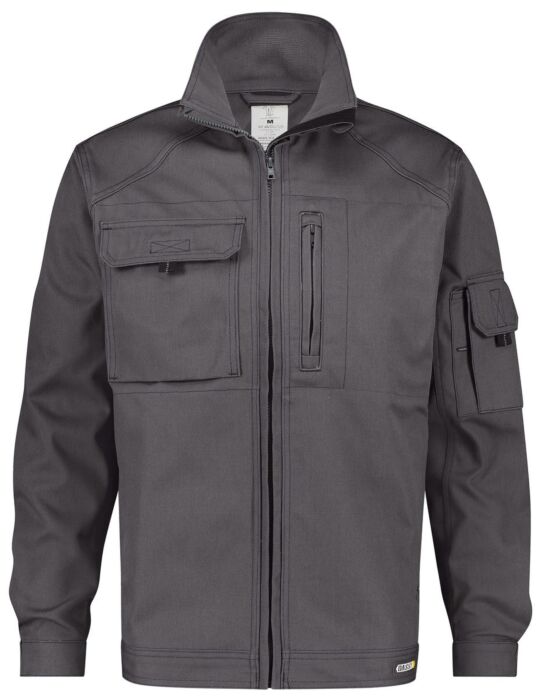 DASSY® Tulsa Canvas werkvest Cementgrijs