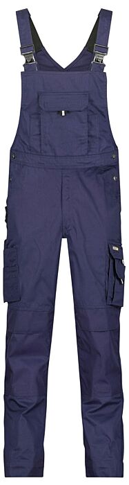 DASSY® Ventura Katoen Bretelbroek met kniezakken Marineblauw