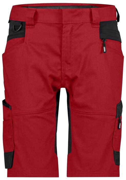 DASSY® Axis Next Women Werkshort met stretch voor dames Rood/Zwart