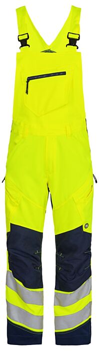 Engel 3548-314 Safety Amerikaanse overall met 2-weg stretch Geel/Blue Ink