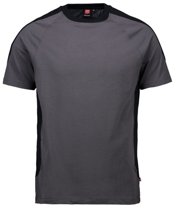 Pro Wear by Id 0302 T-shirt contrast Silver grey
