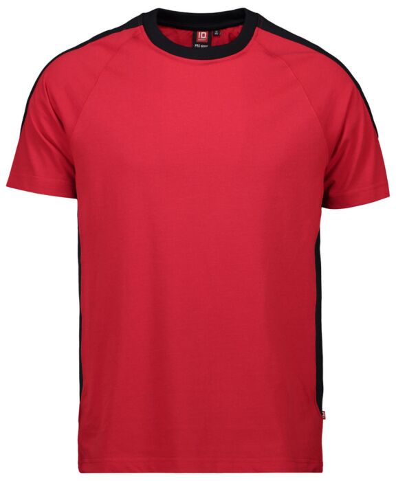 Pro Wear by Id 0302 T-shirt contrast Rood