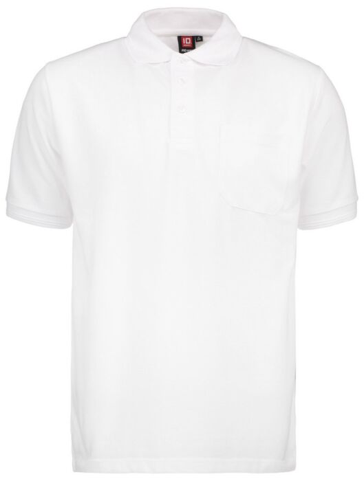 Pro Wear by Id 0320 poloshirt borstzak Wit