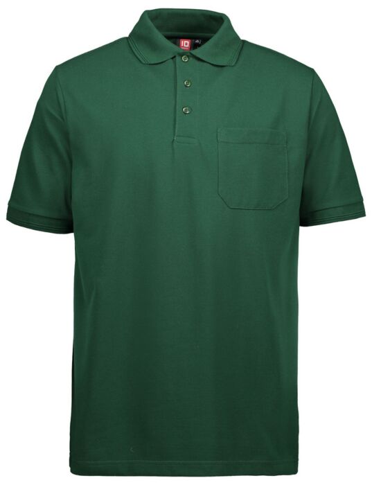 Pro Wear by Id 0320 poloshirt borstzak Fles groen