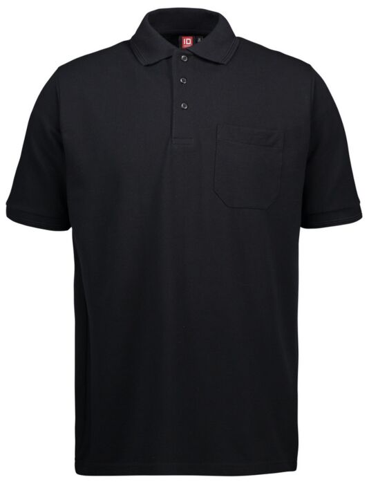 Pro Wear by Id 0320 poloshirt borstzak Zwart
