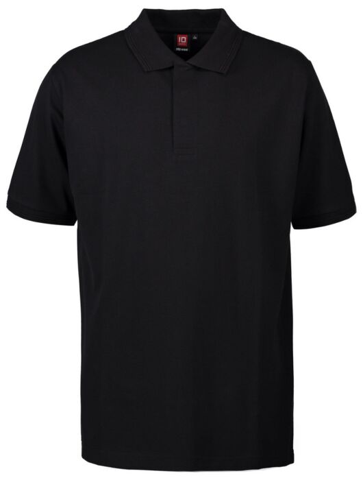 Pro Wear by Id 0330 poloshirt drukknoop Zwart
