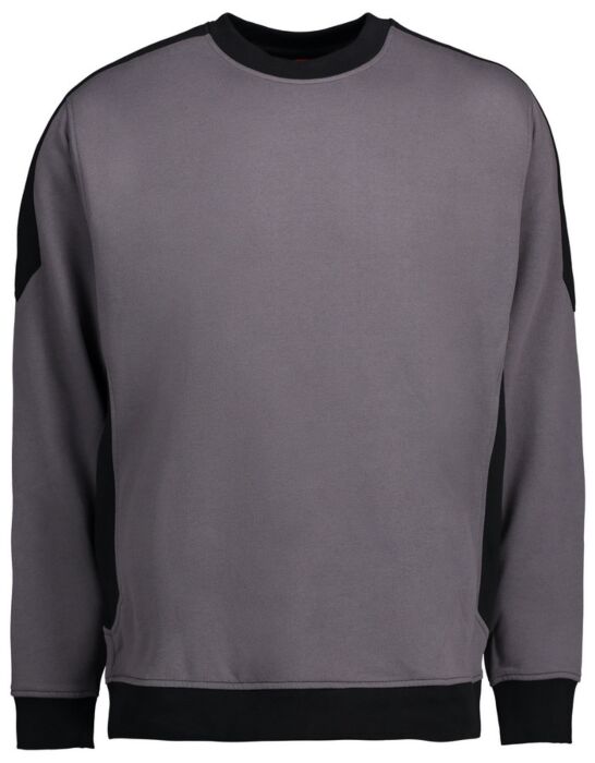 Pro Wear by Id 0362 sweatshirt contrast Silver grey