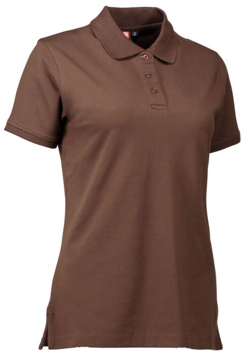 Pro Wear by Id 0527 Poloshirt stretch dames Mocca