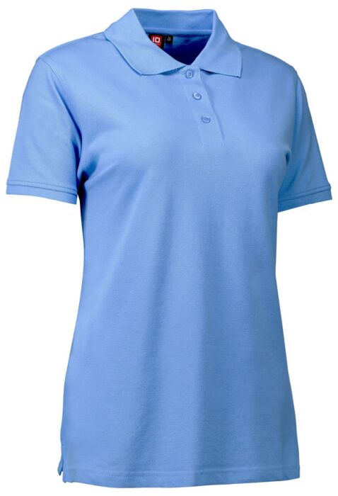 Pro Wear by Id 0527 Poloshirt stretch dames Lichtblauw
