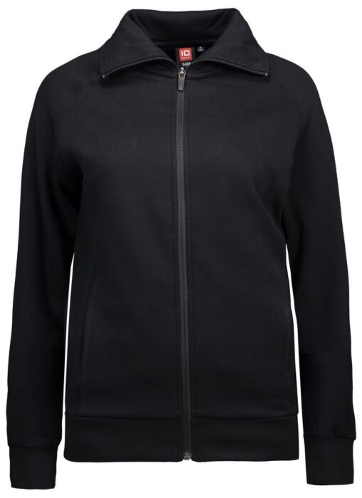 Pro Wear by Id 0624 Sweat cardigan dames Zwart