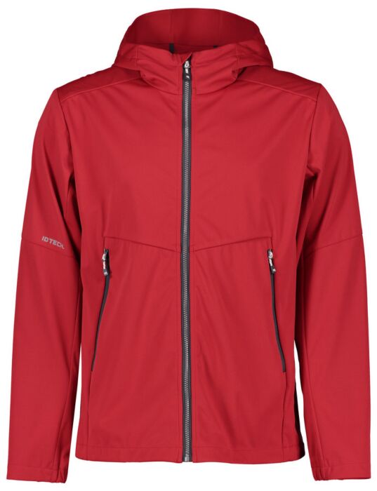 Pro Wear by Id 0836 Softshell jas lichtgewicht Rood