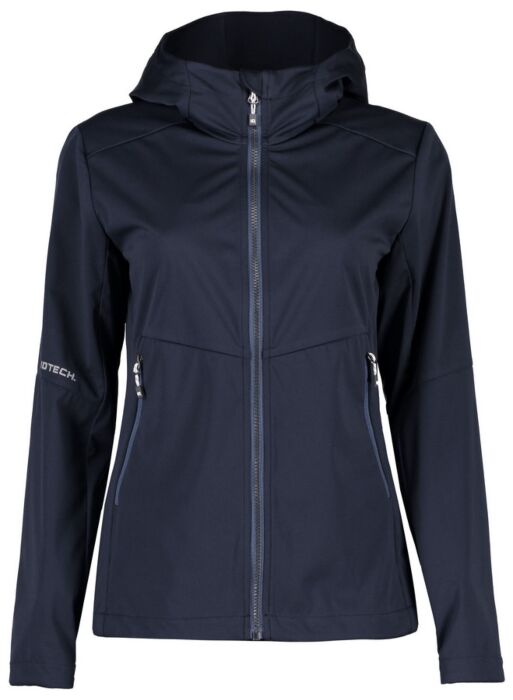 Pro Wear by Id 0837 Softshell jas lichtgewicht dames Marine