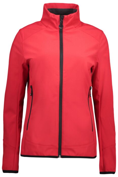 Pro Wear by Id 0856 CORE softshell jas dames Rood