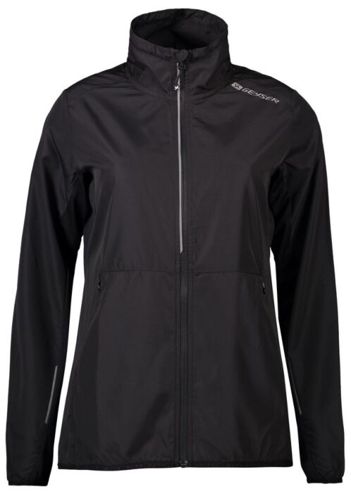 Geyser ID G11012 Woman Running Jacket Leightweight Black