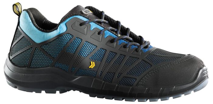 DASSY® Nox S3 Lage veiligheidsschoen Azuurblauw/Zwart